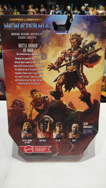 Masters Of The Universe (Motu) Masterverse New Eternia Battle Armor He-Man Figure Moc