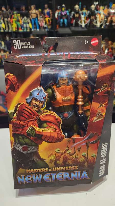 Masters Of The Universe (Motu) Masterverse New Eternia Man-At-Arms Figure Moc