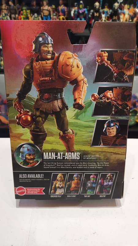 Masters Of The Universe (Motu) Masterverse New Eternia Man-At-Arms Figure Moc
