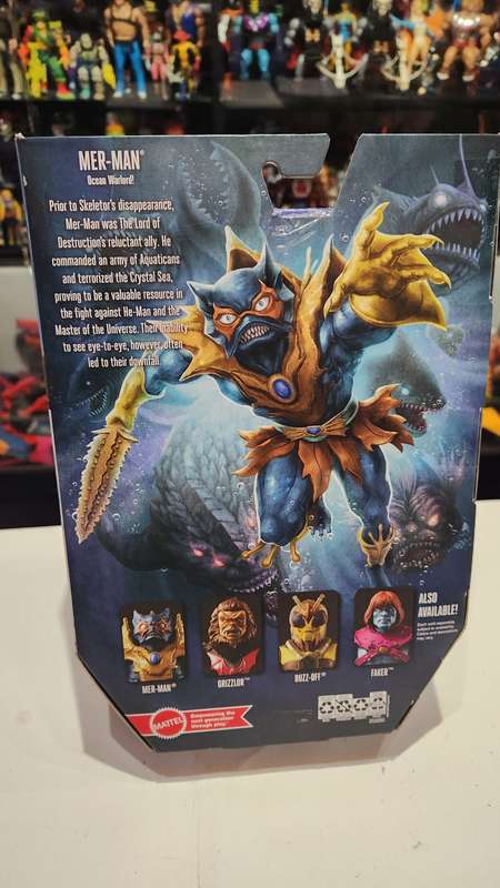 Masters Of The Universe (Motu) Masterverse Mer-Man Figure Moc