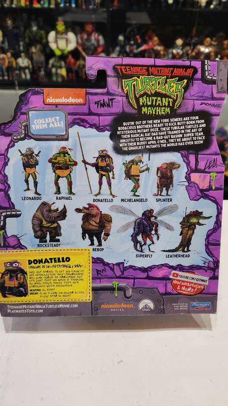 2023 Moc Tmnt Mutant Mayhem Donatello Figure Teenage Mutant Ninja Turtles