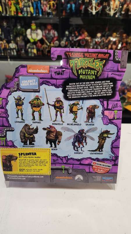 2023 Moc Tmnt Mutant Mayhem Splinter Figure Teenage Mutant Ninja Turtles