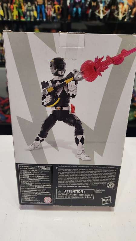 2020 Boxed Power Rangers Lightning Collection Black Ranger