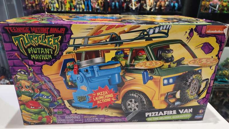 2023 Boxed Tmnt Mutant Mayhem Pizzafire Van Figure Teenage Mutant Ninja Turtles