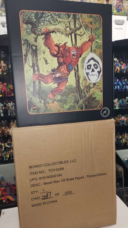 Masters Of The Universe (Motu) Mondo Beast Man Timeed Edition Figure Moc
