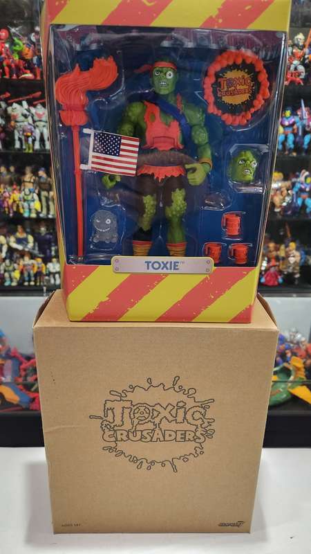 Boxed Super 7 Toxic Crusaders Toxie Figure