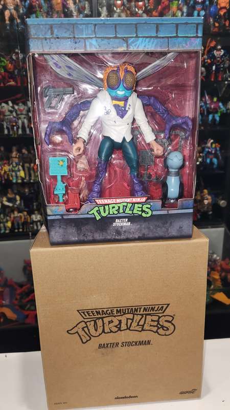 Boxed Tmnt Super 7 Baxter Stockman Figure Teenage Mutant Ninja Turtles
