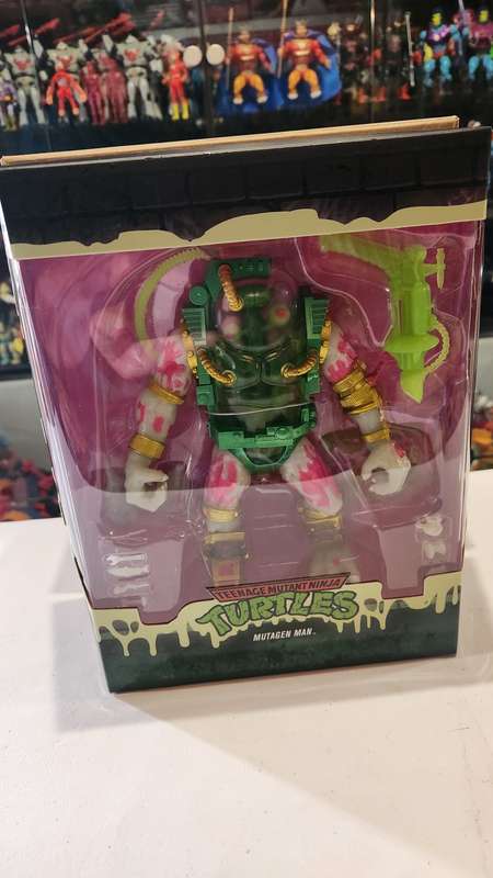 Boxed Tmnt Super 7 Mutagen Man Figure Teenage Mutant Ninja Turtles