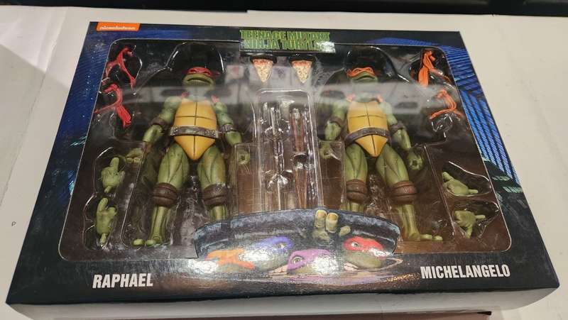 Moc Neca Tmnt Raphael and Michaelangelo Figure Teenage Mutant Ninja Turtles