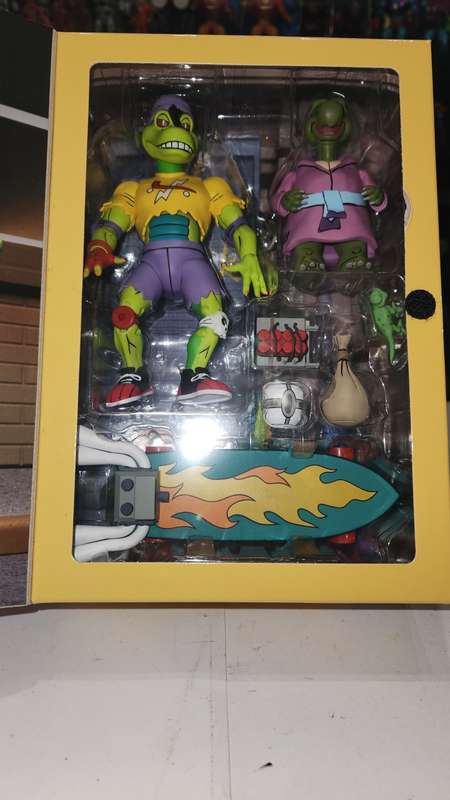Neca Tmnt Mondo Gecko and Kerma Figure Teenage Mutant Ninja Turtles