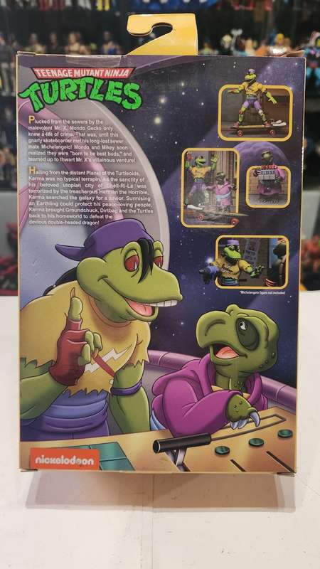 Neca Tmnt Mondo Gecko and Kerma Figure Teenage Mutant Ninja Turtles