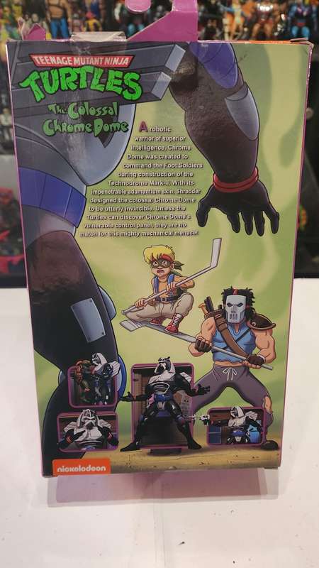 Neca Tmnt The Colossal Chrome Dome Figure Teenage Mutant Ninja Turtles