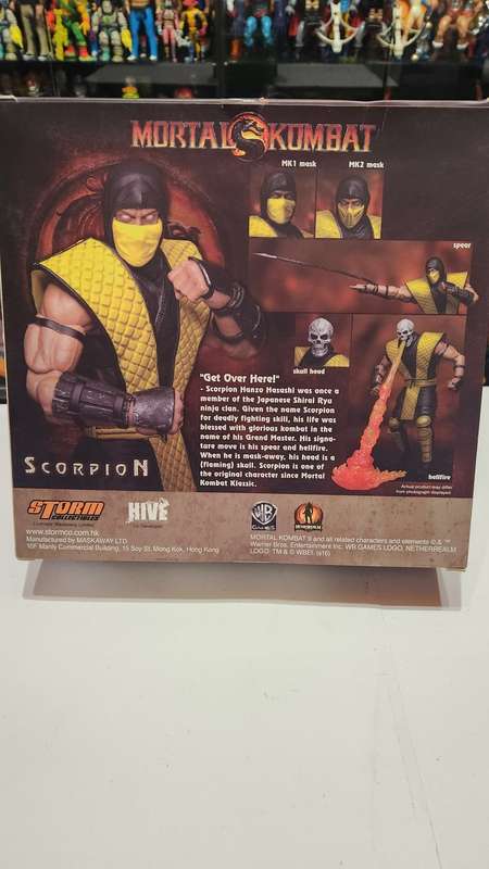 Boxed Storm Collectibles Mortal Kombat "Scorpion" Action Figure