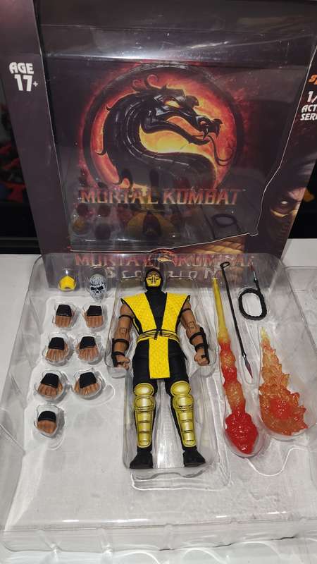 Boxed Storm Collectibles Mortal Kombat "Scorpion" Action Figure