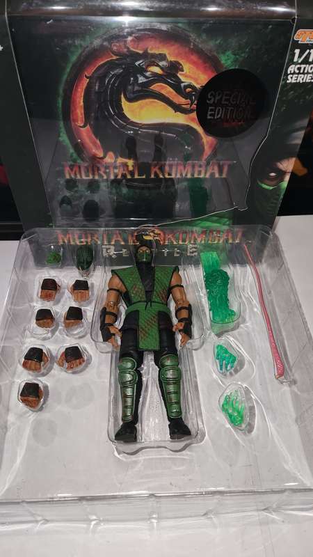 Boxed Storm Collectibles Mortal Kombat "Reptile" Action Figure