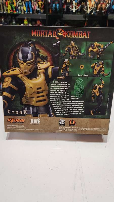 Boxed Storm Collectibles Mortal Kombat "Cyrax" Action Figure
