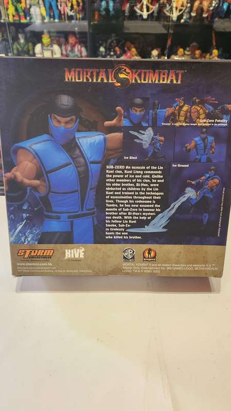 Boxed Storm Collectibles Mortal Kombat "Sub-Zero" Action Figure