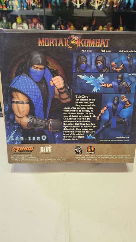 Boxed Storm Collectibles Mortal Kombat "Sub-Zero" Action Figure