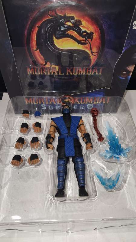 Boxed Storm Collectibles Mortal Kombat "Sub-Zero" Action Figure