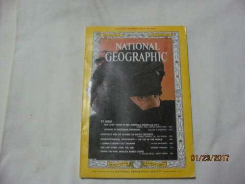 National Geographic Magazine Nov 1965 vol 128 no 5 + map