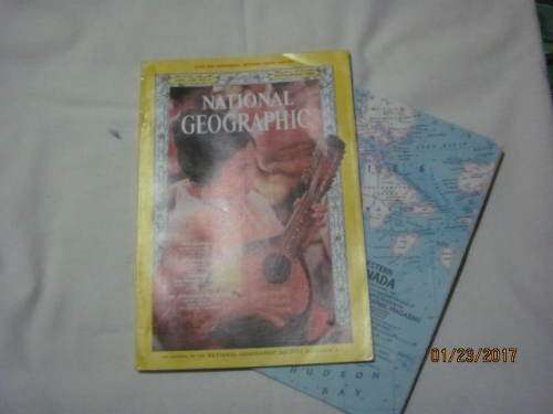 National Geographic Magazine Sept 1966 vol 130 no 3 + Map