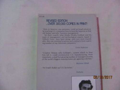 The Goal - Eliyahu M Goldratt 1986 (Softcover)