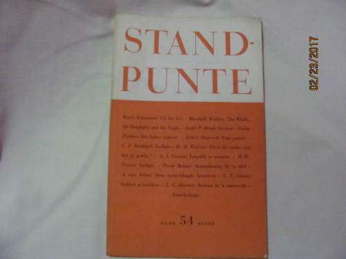 Stand-punte Aug 1964 - Nuwe 54 reeks   : Letterkunde