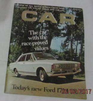 March 1968 Car Magazine the motoring journal of South Africa