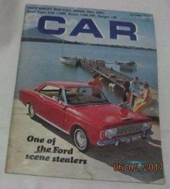 November 1968 Car Magazine the motoring journal of South Africa