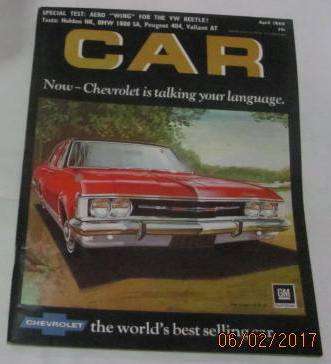 April 1969 Car Magazine the motoring journal of South Africa