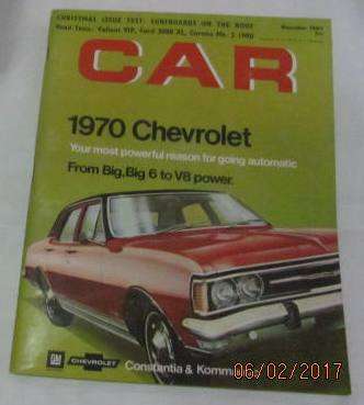December 1969 Car Magazine the motoring journal of South Africa