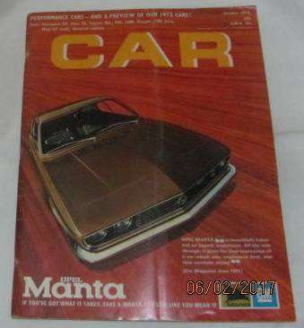 January 1972 Car Magazine the motoring journal of South Africa