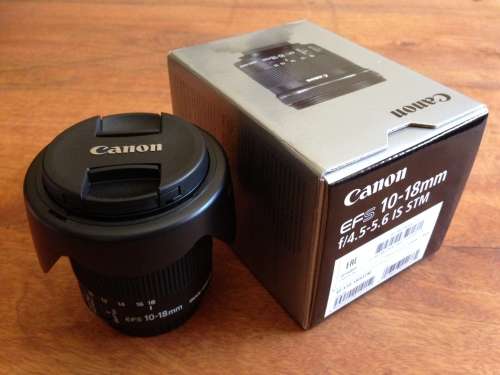 Canon EF-S 10-18 IS STM lens