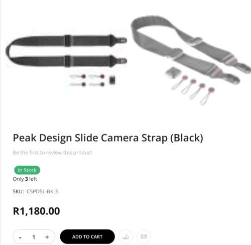 Peak Design Slide camera strap