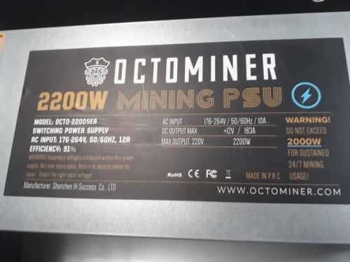2200w power supply