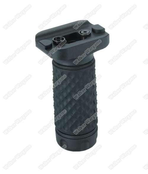 Tactical KeyMod System Golfball Pattern ForeGrip Forward Vertical Grip - Black