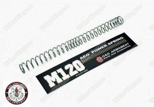 G&G Power Spring Upgrade M120 ( 380 to 410 FPS) for Metal AEG Gearboxes