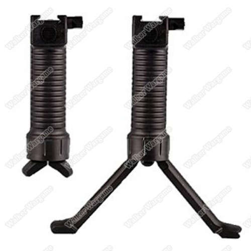 G&G GK16 SCAR Style Picattinny Tactical Foregrip Bipod Gripod - Black