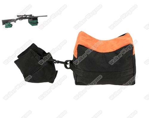 Shooting Rest Bags, Front Rear Shooting Sand Bag Sandbag for Hunting Hunter Shooter - Black