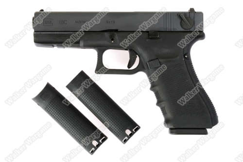 WE Tech Glock 18 Gen 4 Airsoft Green Gas Blow Back Pistol - Black