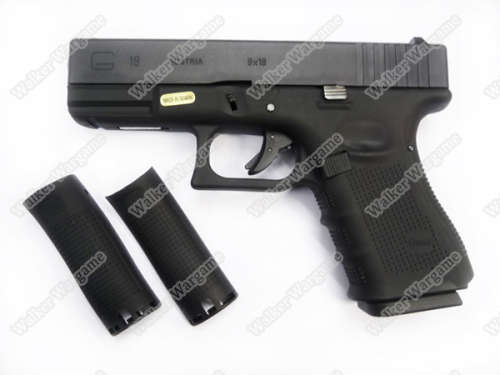 WE Tech Glock 19 Gen4 Airsoft Green Gas Blow Back Pistol - BL