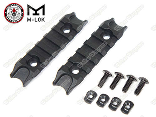 G&G Tactical M-LOK MLOK Picatinny Side Rail 2 Pics - Black
