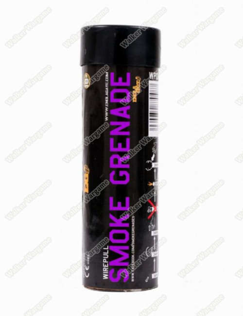 EG Tactical 90sec Wire Pull Ring Smoke Grenade WP40 - Purple Smoke
