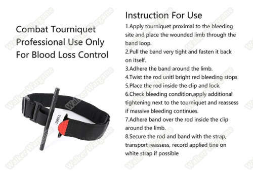 CAT Combat Application Tourniquet Military First-Aid Medical Combat Application Band