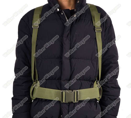 Tactical Waist Padded Molle Belt With Suspender Duty Belt - Marine Desert
