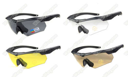 SZGESS Tactical Shooting Glasses Protective Glasses With 4 Set Lens - BL
