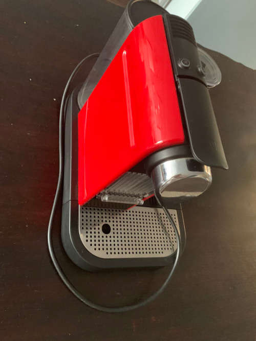 Nespresso Citiz C120 Espresso Maker with Aeroccino Milk Frother - Red Used