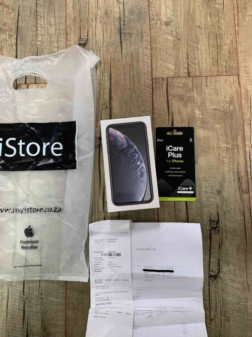 Apple Iphone XR 64GB Black Brand New In Sealed With ICare Plus- Unwanted Gift