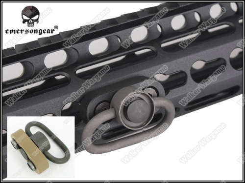 BD NV Style Keymod QD Direct Attach Sling Mount - SWAT Black
