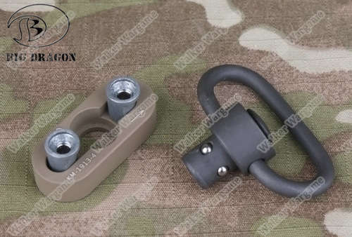 BD NV Style Keymod QD Direct Attach Sling Mount - SWAT Black